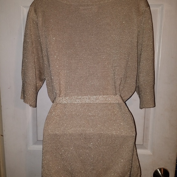 Josephine Studio Cowl Neck Silk Metallic Blouse - Picture 6 of 9